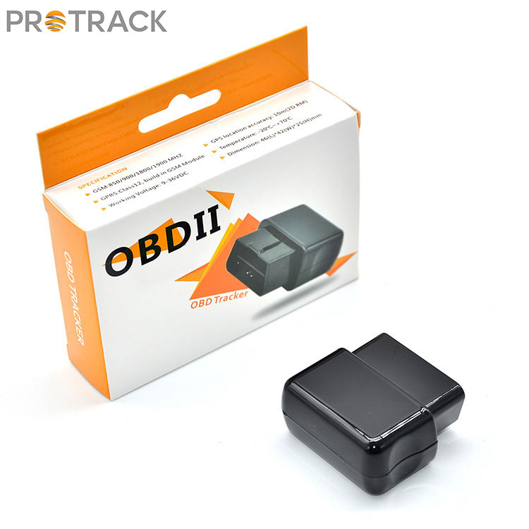 Autotracker met OBD-poort