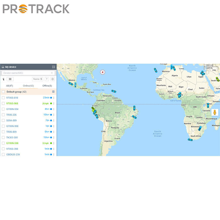 Online GPS-volgsysteem IOS en Android