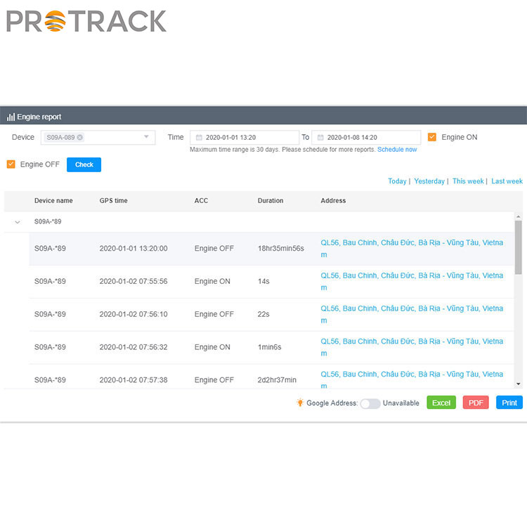 Welke software wordt gebruikt voor GPS-tracking?