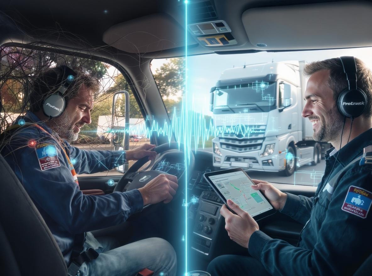 Het behoud van vrachtwagenchauffeurs verbeteren met PROTRACK GPS -trackingtechnologie